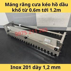 máng răng cưa inox