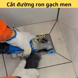 máy cắt ron gạch mini