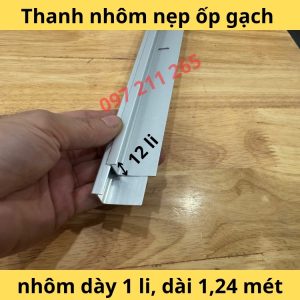 nẹp ốp gạch chữ h