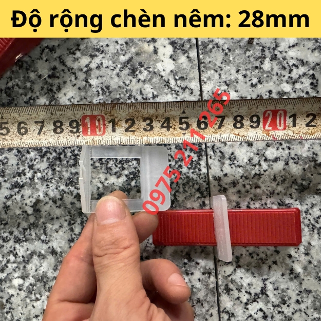 ke cân bằng lát đá 2cm, kìm nêm ke lát ốp đá granite - Ảnh 5