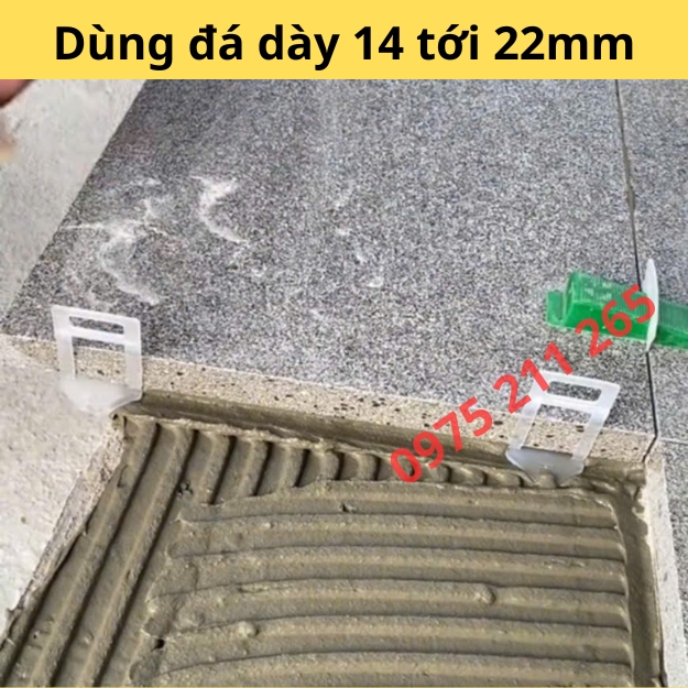 ke cân bằng lát đá 2cm, kìm nêm ke lát ốp đá granite - Ảnh 6