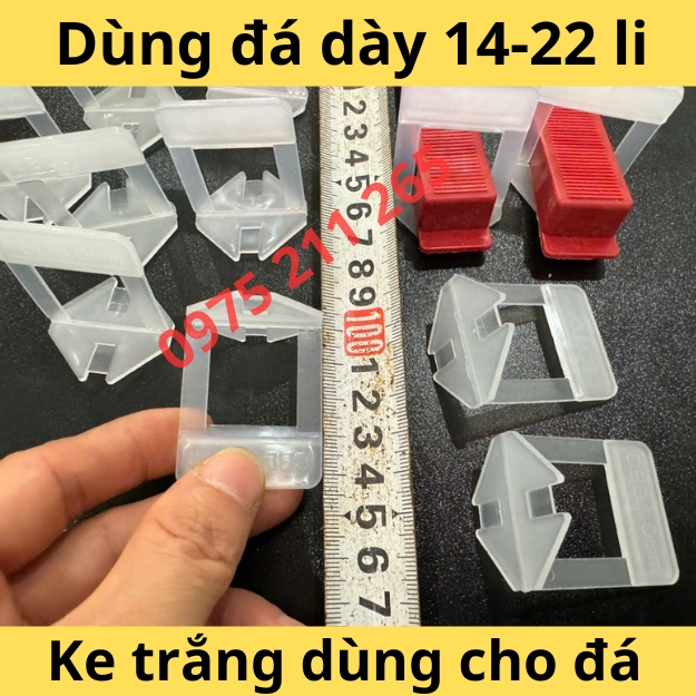 ke cân bằng lát đá 2cm, kìm nêm ke lát ốp đá granite - Ảnh 7