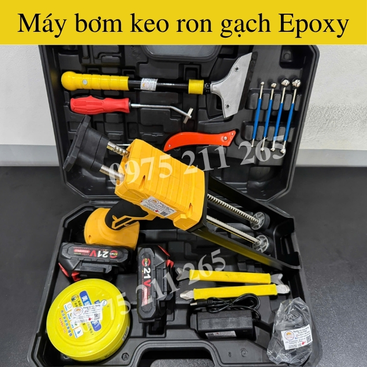 máy bơm keo ron epoxy pin