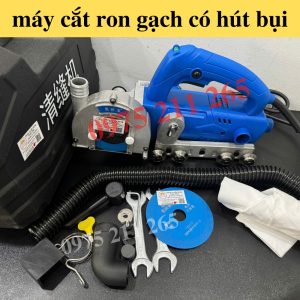 máy cắt ron gạch có hút bụi