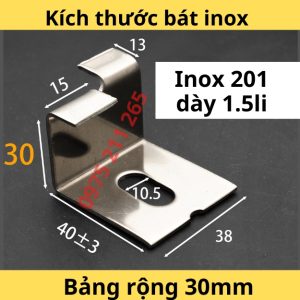 móc inox treo ốp đá