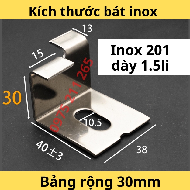 móc inox treo ốp đá