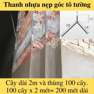 nẹp v tô cạnh tường