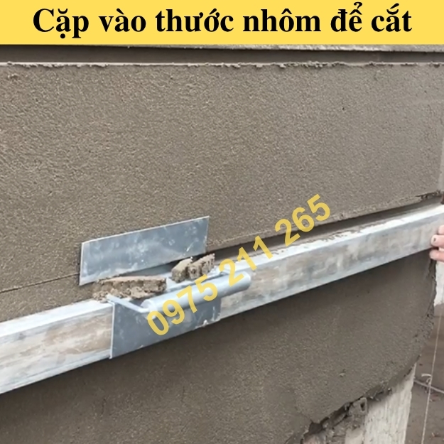 bay cắt ron âm tường loại vuông tròn, bay cắt chỉ tường inox dày 1,2mm - Ảnh 3