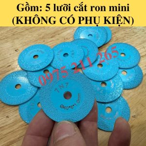 Alternative view of 5 lưỡi cắt ron gạch mini phi 40mm, lưỡi cắt đường mạch mỏng 1 li