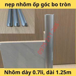 nẹp nhôm ốp góc gạch