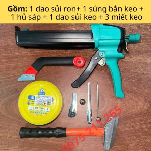 Alternative view of súng bắn keo ron gạch 2 thành phần, dụng cụ thi công keo chà ron epoxy