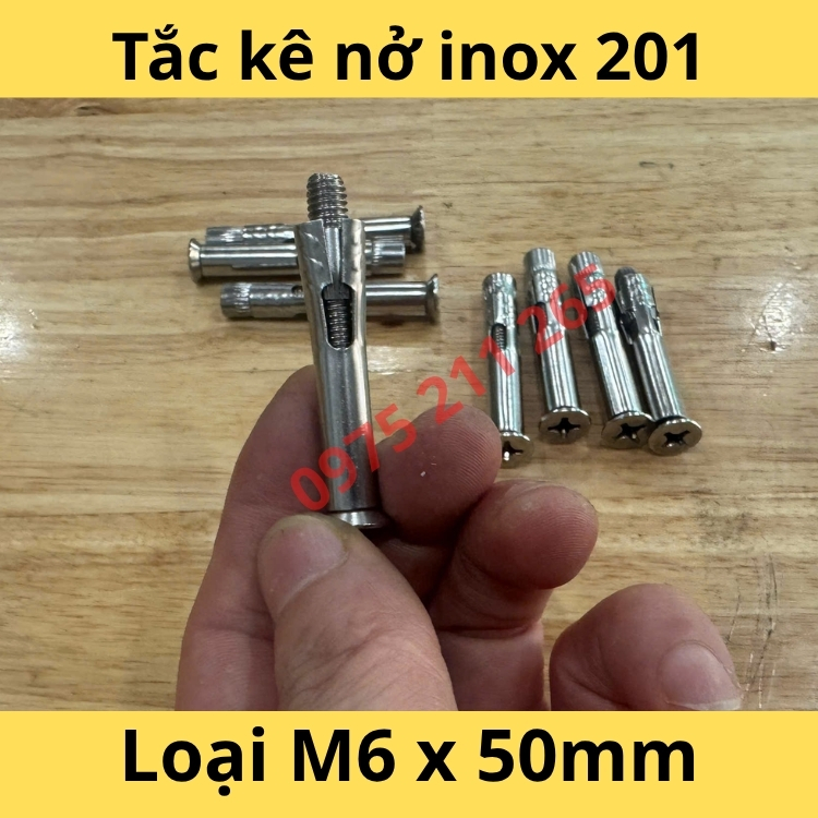 tắc kê nở inox