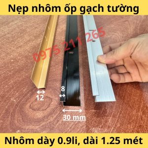 thanh nẹp gạch ốp tường