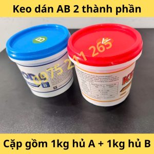 keo ab 2 thành phần