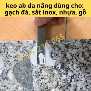 Alternative view of Keo AB 2 thành phần, keo epoxy đa năng dán đá gạch inox gỗ