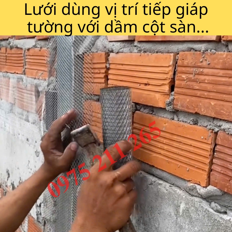 lưới mắt cáo tô tường