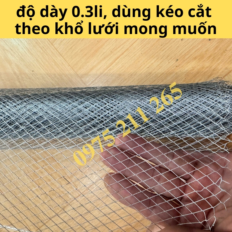 Lưới thép tô tường chống nứt, cuộn lưới mắt cáo 1mx3m trát tường - Ảnh 6